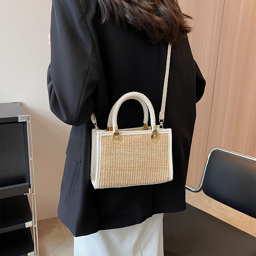 Title 10, Womens stylish, good texture woven contrast co...