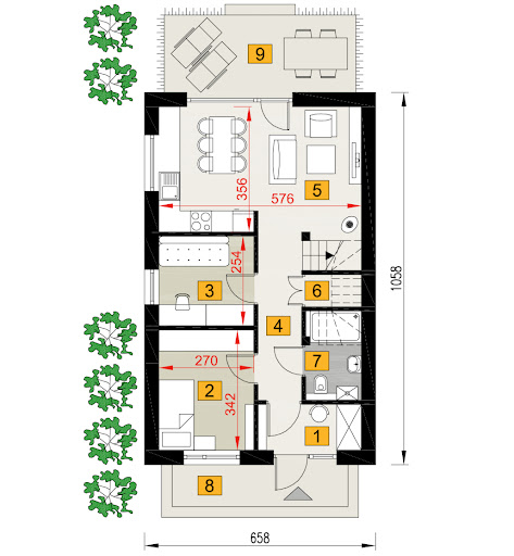 Rezolutny C3 - A112c+AR3 - Rzut parteru