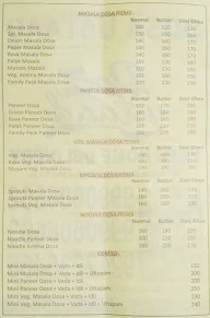 Dosa Ustaad menu 2