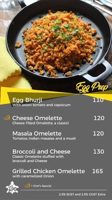 Cafe Apo menu 