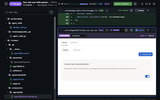 Vantage: Nicer PR reviews on Github, Graphite screenshot 2