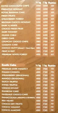 Occasion Cake Shop menu 2