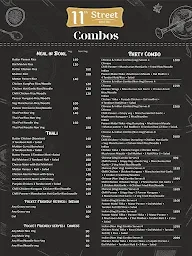 11th Street Bistro menu 2