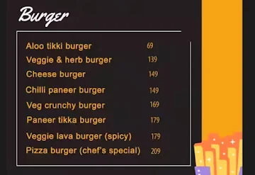 SLIZE menu 