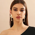 Ear Studs Gold 3076
