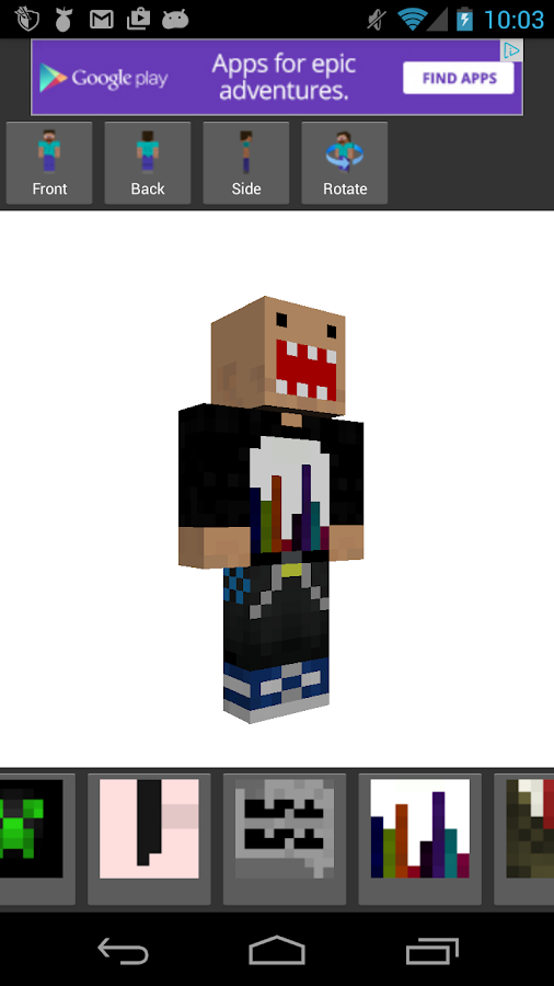 Is it possible to make custom Minecraft skin?