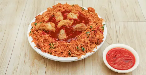 Chicken Hunan Fried Rice + Gravy