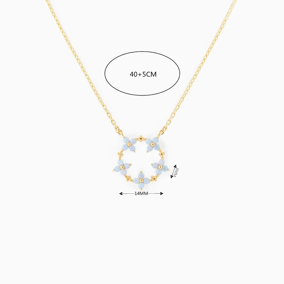 Collana da donna con pendente a fiore semplice Elegante accessorio floreale, perfetto per l'uso quotidiano, dona un tocco di femminilità con stile.