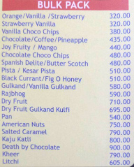 SVS Ice Cream Parlour menu 3