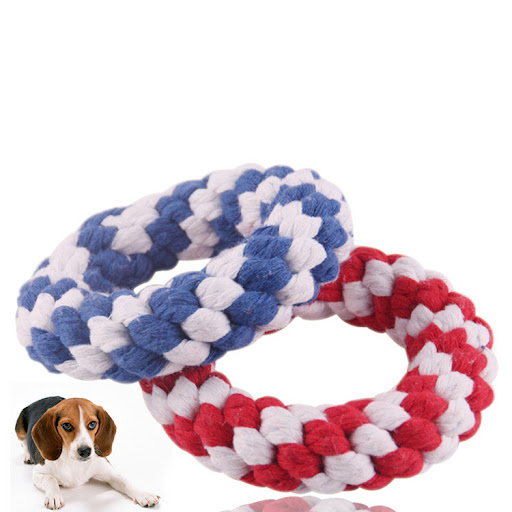 Title 3, Dog Toy Cotton Rope Toy Teeth Bite Molar Teeth ...