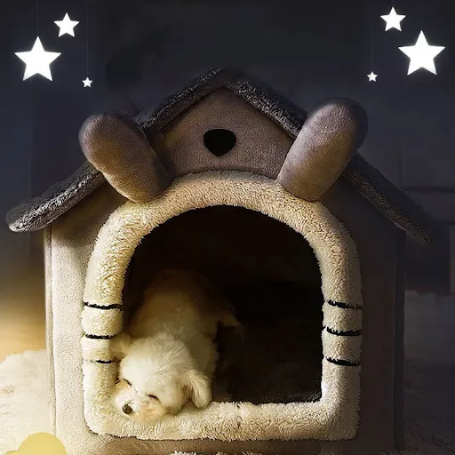 Foldable Dog House Kennel Bed Mat For Small Medium Dogs Cats Winter Warm Cat bed Nest Pet Products Basket Pets Puppy Cav