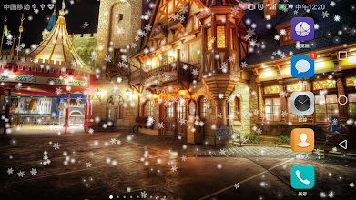 2017年のクリスマスの雪夜の街のライブ壁紙 Google Play のアプリ