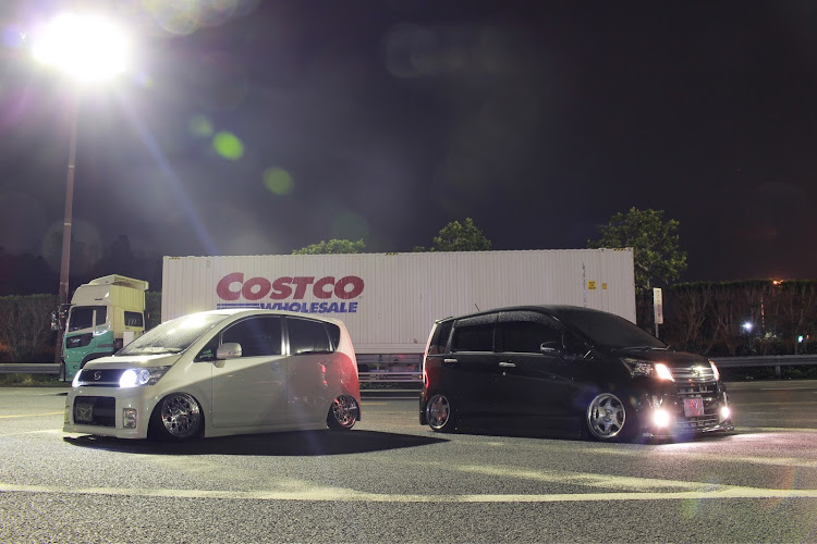 ムーヴカスタムの車高調整・ホイール交換・ドライブ・KカーMTに関するカスタム事例の投稿画像1枚目