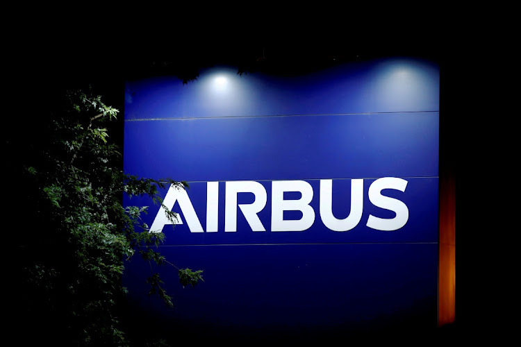 The Airbus logo is seen at the entrance of its factory in Blagnac near Toulouse, France. File photo: REUTERS/BENOIT TESSIER