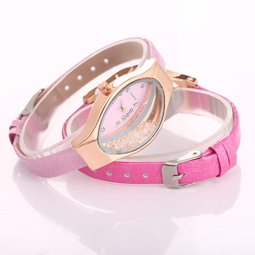 Title 11, Watch Eye Shape Ladies Quartz Watch WISH Turn B...