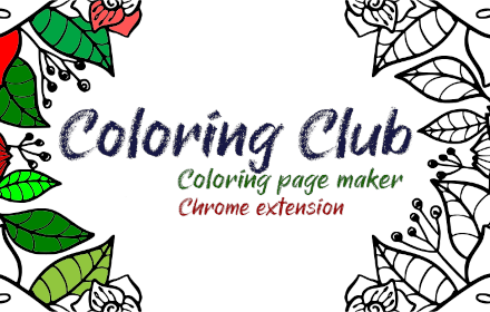 Coloring Club Chrome Extension Preview image 0