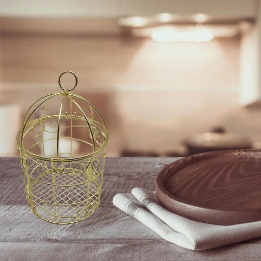 Bird Cage Candy Box Iron Candle Holder for Party Birdcage Wedding Candy Box Wedding Candy Box Home Table Centerpiece Par