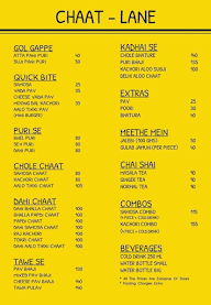 Chaat Lane menu 4