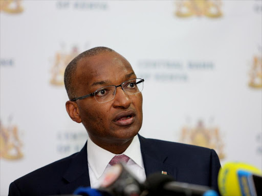 Central Bank of Kenya Governor Patrick Njoroge during an update on Chase Bank receivership in Nairobi on January 12 /ENOS TECHE