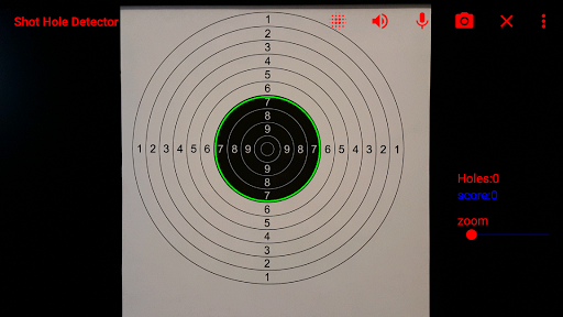 ISSF Real Time Shot Hole Detector Demo