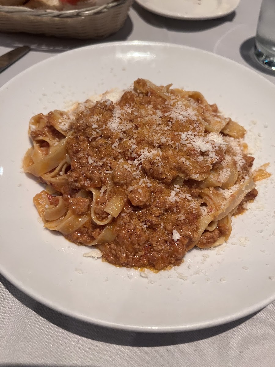 Tagliatelle bologognese