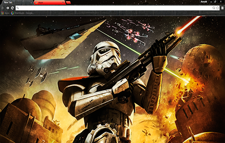 Star Wars Trooper chrome extension