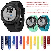 Dây Đồng Hồ Đeo Tay Bằng Silicon Thay Thế 22Mm Cho Garmin Fenix 6 / Fenix 5 Plus / Fenix 5 / Forerunner 935 / 945