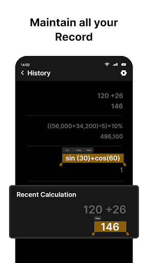 Screenshot Scientific Calculator App