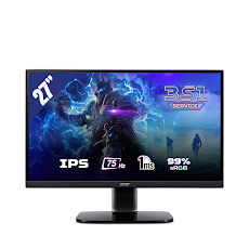 Màn hình LCD ACER 27" KA272 (1920 x 1080/IPS/75Hz/1 ms/FreeSync)