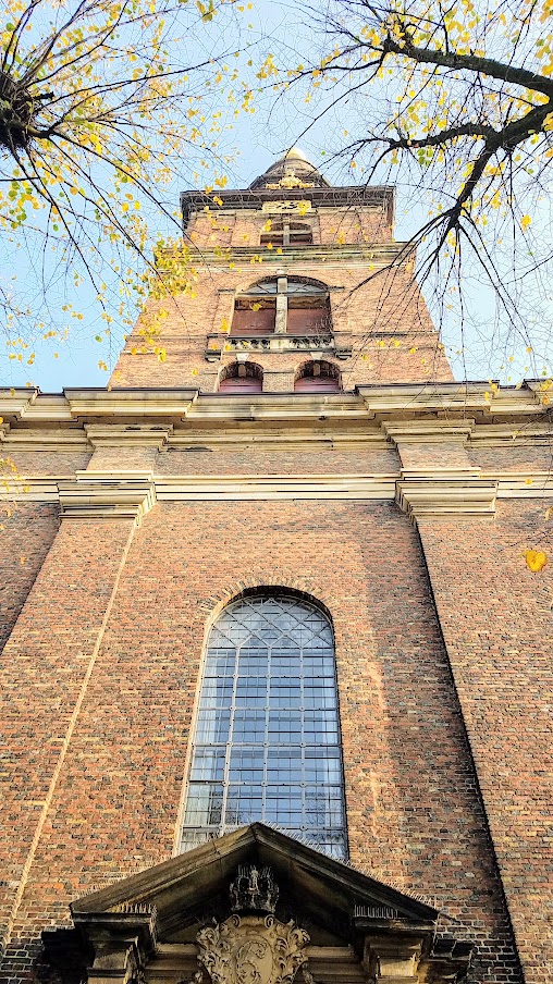 Visiting Church of Our Savior, also known as Vor Frelsers Kirke, in Copenhagen