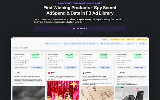 Spylib - FB AD LIBRARY SPY TOOL