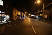 Long Street in Cape Town at midnight during the national lockdown.