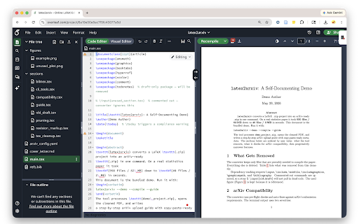 latex2arxiv for Overleaf screenshot 3