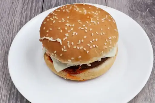 BBQ Chicken Burger With BBQ Fries And Coke [250 Ml]