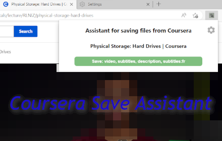 CSA - Asst. for saving files from Coursera small promo image