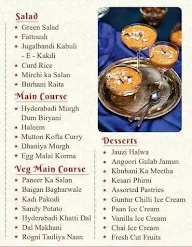 Ohri's Nautanki Gali menu 1