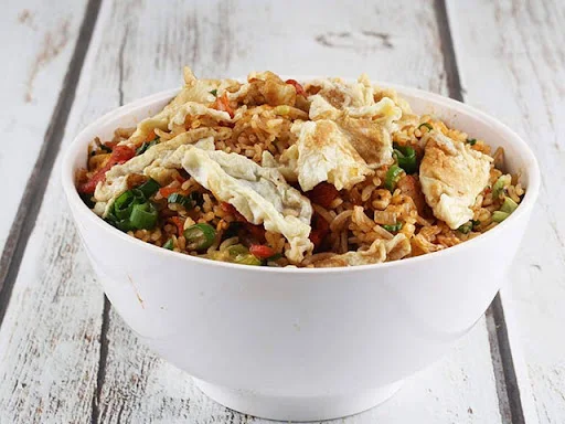 Prawns Schezwan Fried Rice (Serves 1-2)