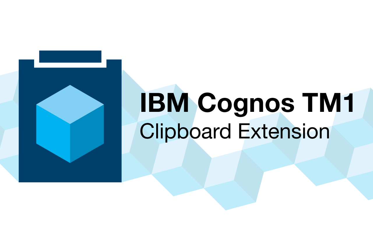 IBM Cognos TM1 Web Clipboard Extension Preview image 3