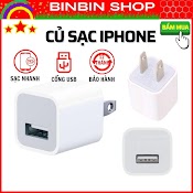 Củ Sạc Iphon, Cục Sạc Nhanh Iphon - Cốc Sạc Iphon Bền Ổn Định Dòng Điện 2A Dùng Cho Các Dòng Ip..