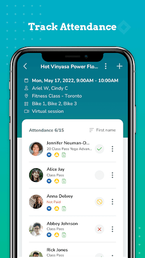 Screenshot WellnessLiving Elevate