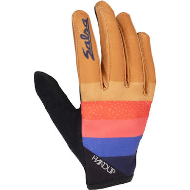 Salsa Team Polytone Handup Gloves - Goldenrod - Black w/ Stripes