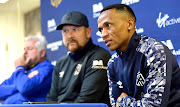 Surprise Ralani during the Cape Town City FC press conference at the club's offices on August 19, 2021 in Cape Town. 