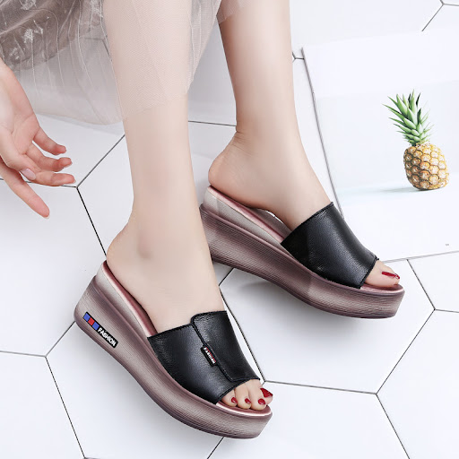 Title 4, Womens Leather Platform Sandals. Step up your ...