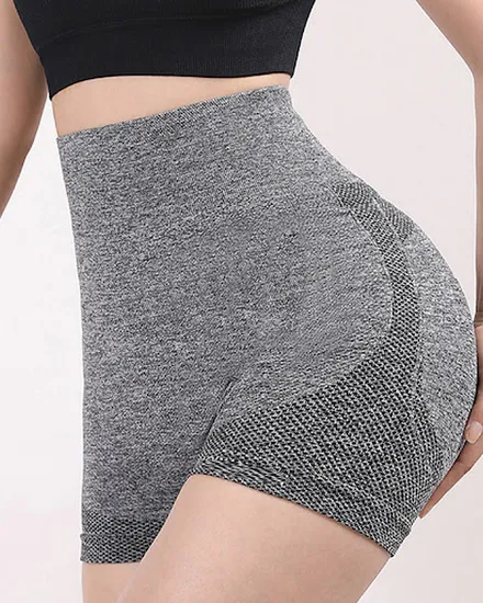 Push Up Short Leggings Women Sports Yoga Scrunch Shorts S... - 3