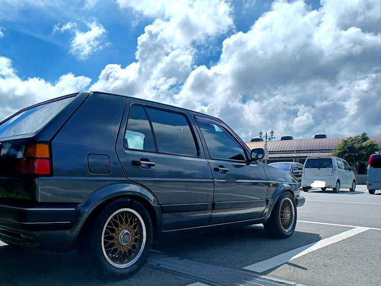 ゴルフ2のドアバイザー有り派・VW・ウオータースプレーに関するカスタム事例の投稿画像1枚目