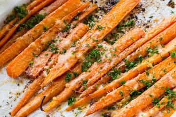 Parmesan Roasted Carrots