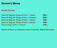 Gobble Up Churros Cafe menu 2