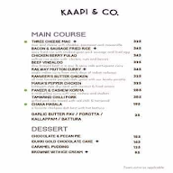 Kannans Kaapi menu 3