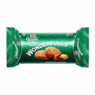 Britannia Wonderfulls Butter Almond 75 Gm (Cookies)