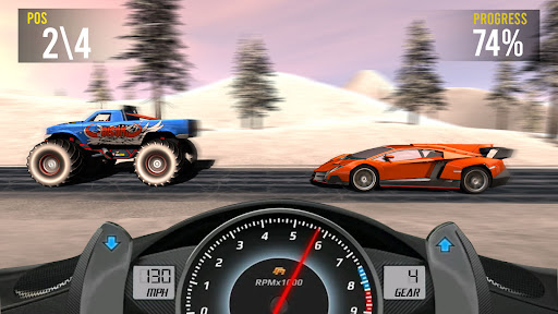 Screenshot Ice Road Death Car Rally: Car 